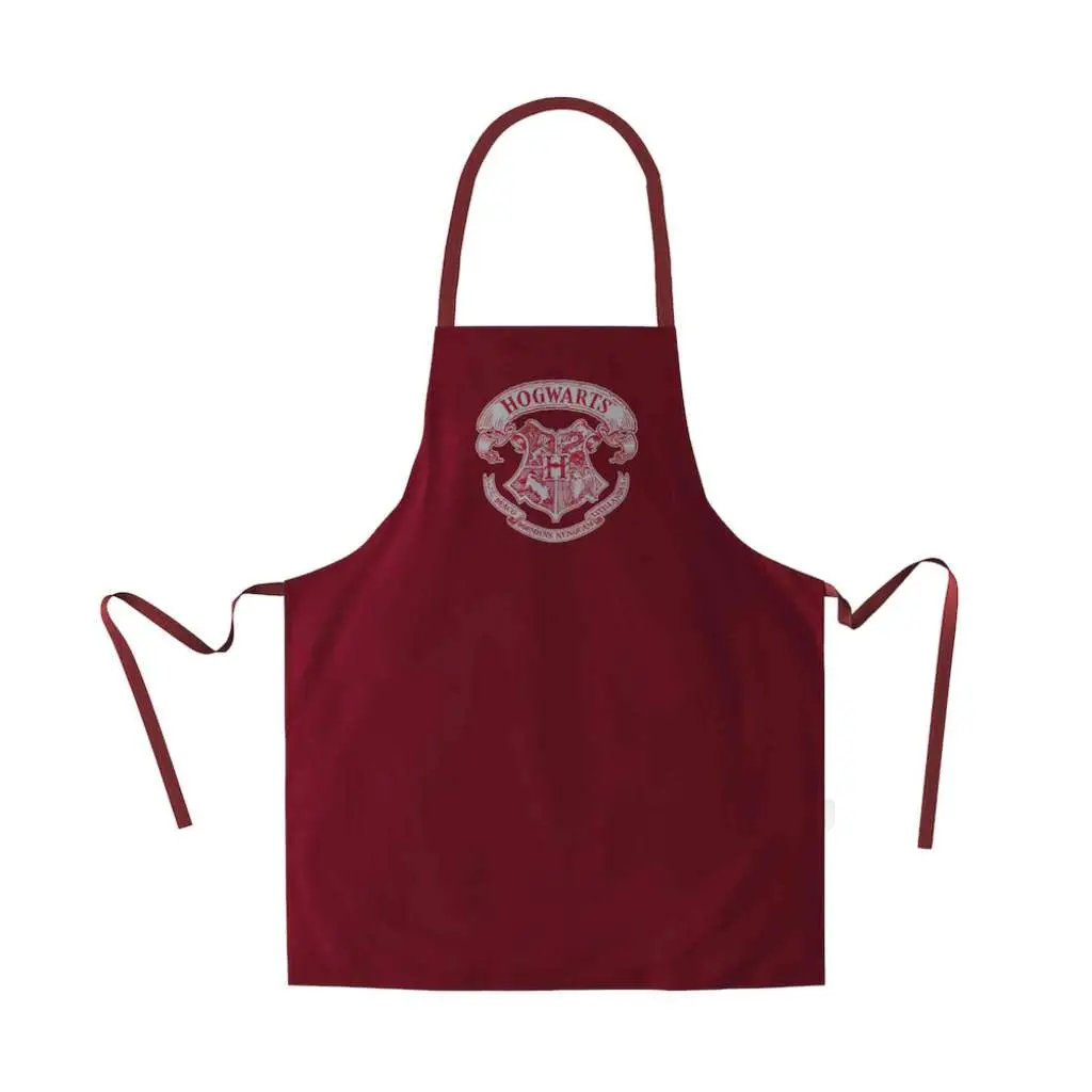 Figurine hp hogwarts logo red apron